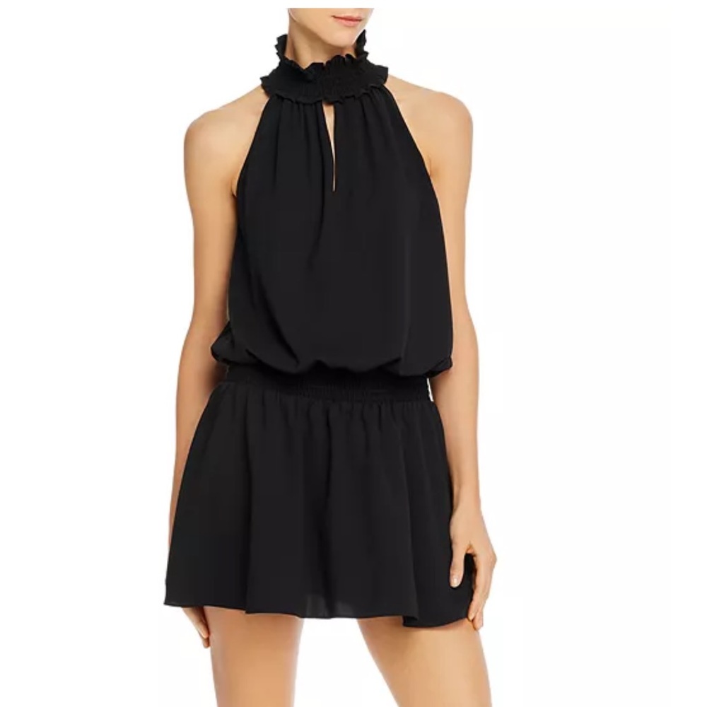 Amanda Uprichard Kimmie smocked mini dress